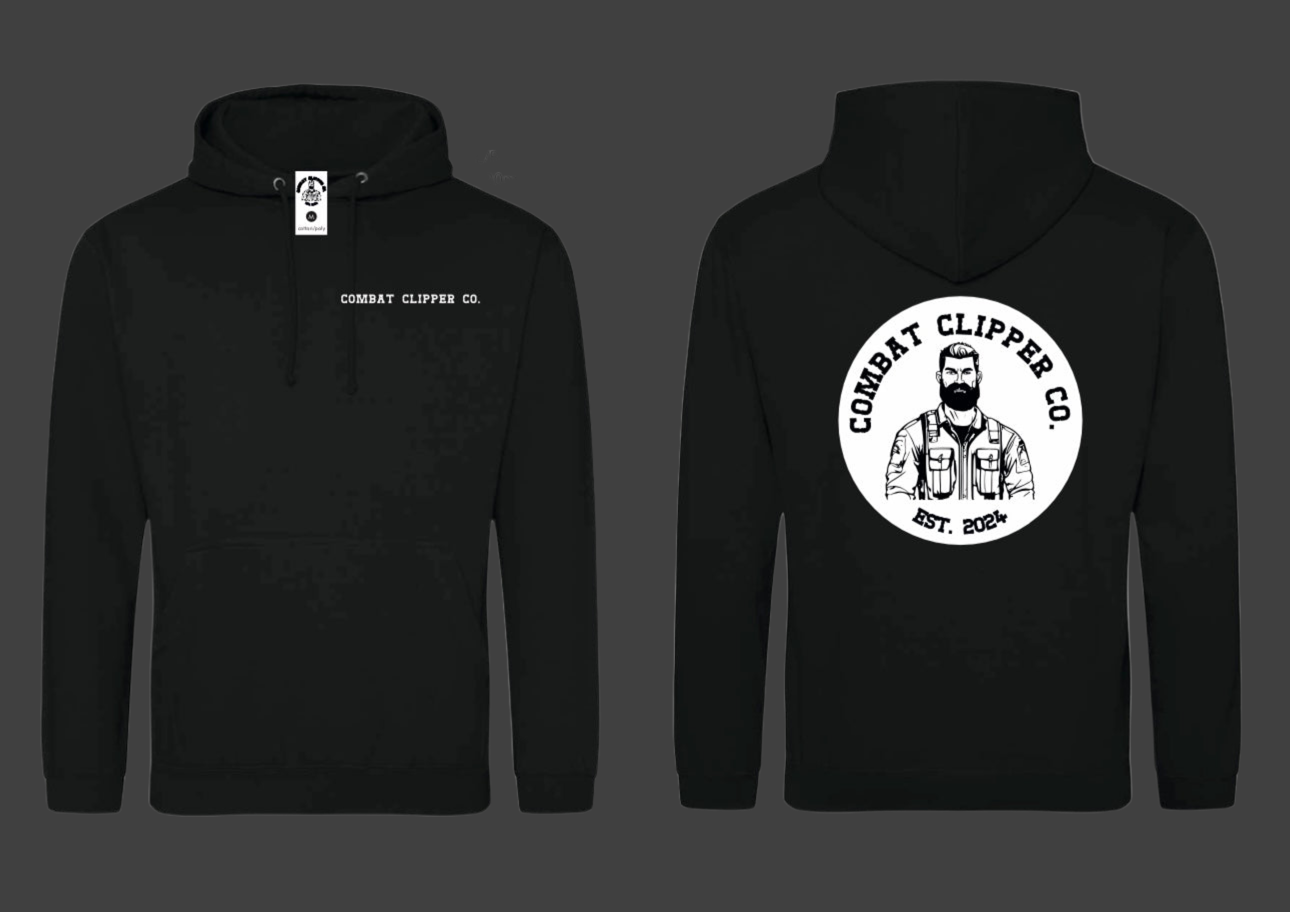 Hoodie - Black & White Logo